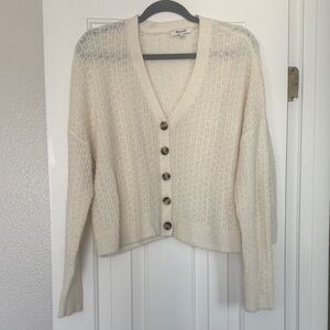 Madewell Alpaca Cardigan Size Medium